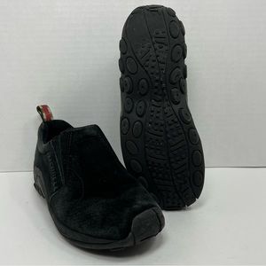 Merrell Women’s Sz 6.5 Jungle Moc Midnight Slip-On Shoes Black J60826